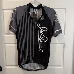 Santini MS cycling jersey Jack Daniels large NWT